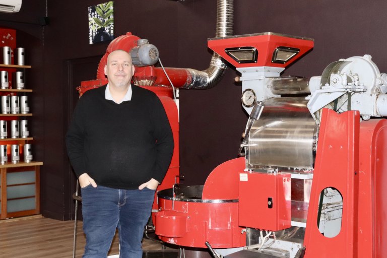 Les comptoirs du café à Bollène